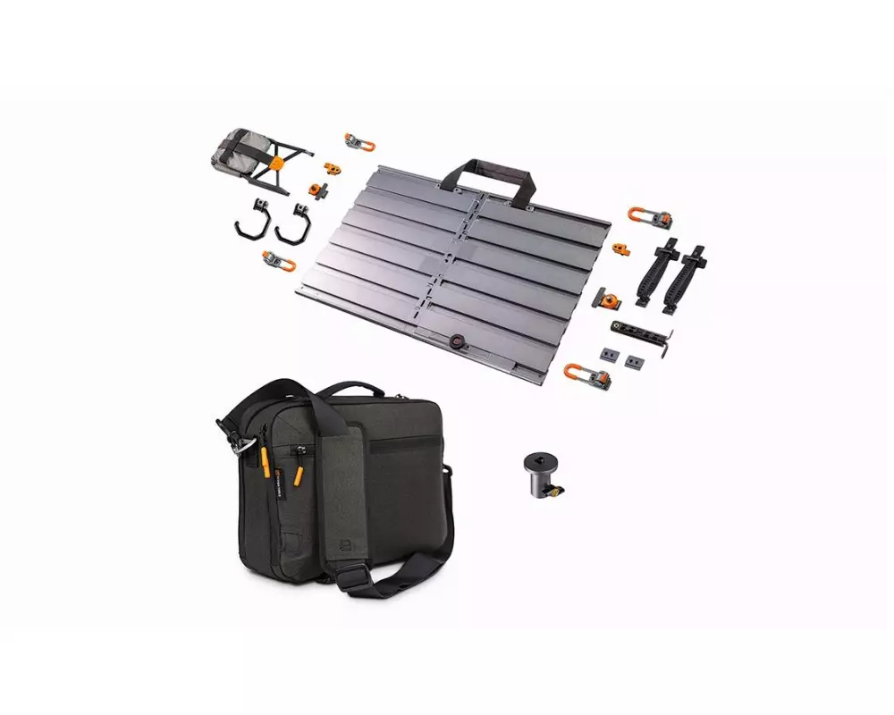 Tether Tools Aerotrac Workstation Pro Kit Plate Tech Clamps Schwarz