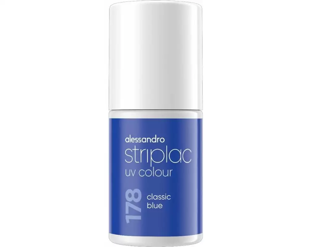 alessandro Nagellack Striplac UV Colour 178 Classic Blue