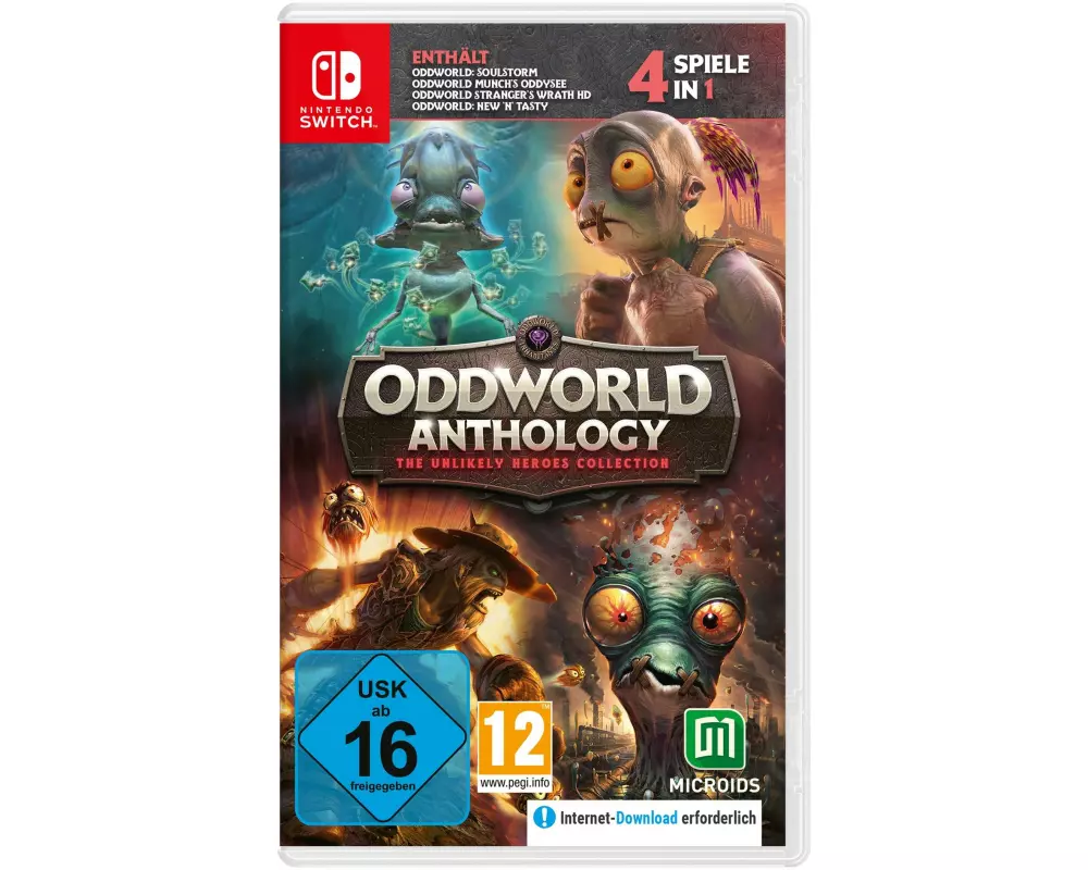 GAME Oddworld Anthology: The Unlikely Heroes Collection
