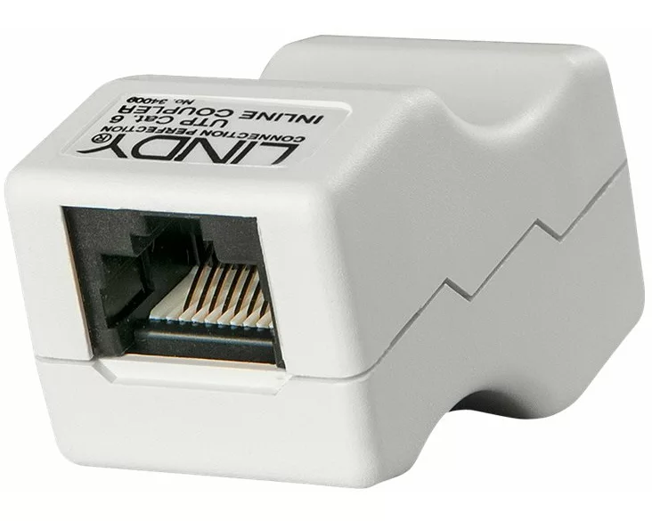 LINDY RJ45 Female to Female, UTP CAT6 (Line Coupler)