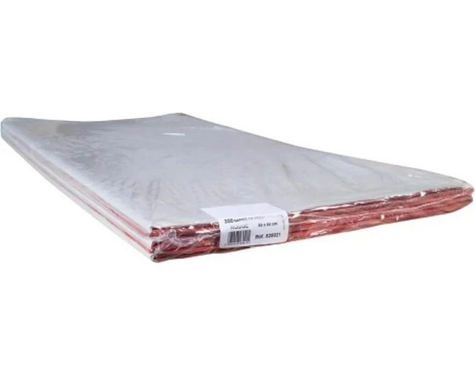 PRO nappe Tischdecke 200 Stück, 80 cm x 80 cm, Rot