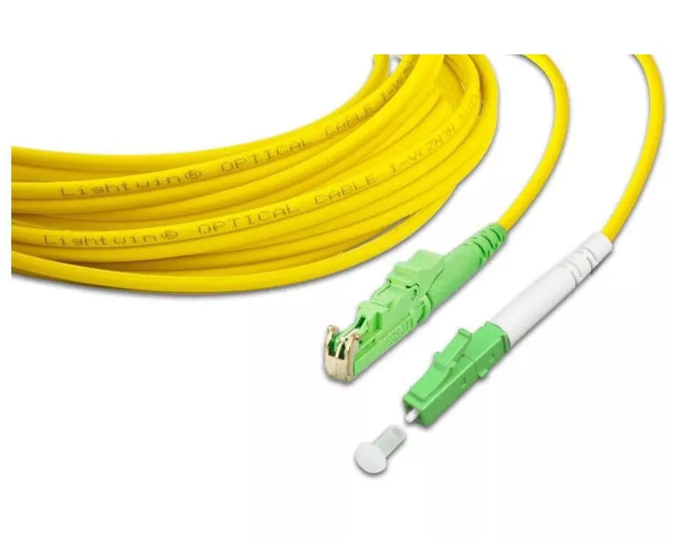 Lightwin LWL-Patchkabel SM E2000/APC – LC/APC, OS2, Simplex, 10 m