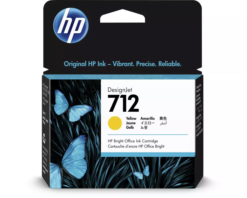 HP Tinte Nr. 712 (3ED69A) Yellow