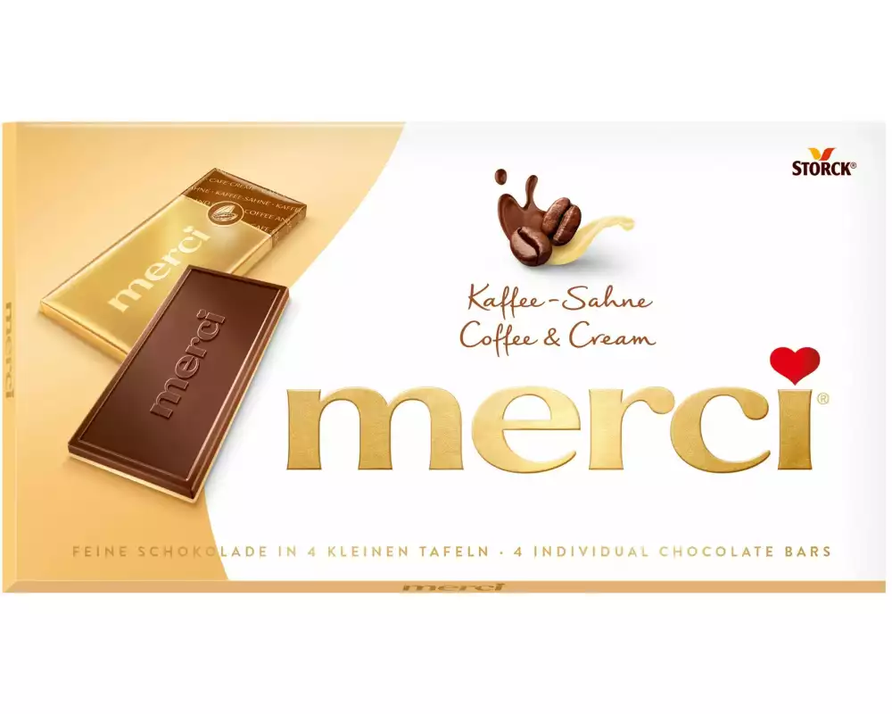 Storck Tafelschokolade Merci Kaffee-Sahne 100 g