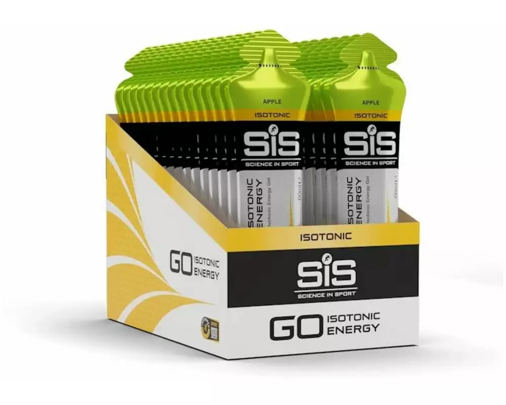 SIS - ScienceinSport Gel Isotonic Energy Apfel 30 Stück x 60 ml