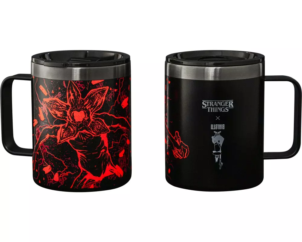Bialetti Kaffeetasse Stranger Things, Schwarz / Rot, 1 Tasse