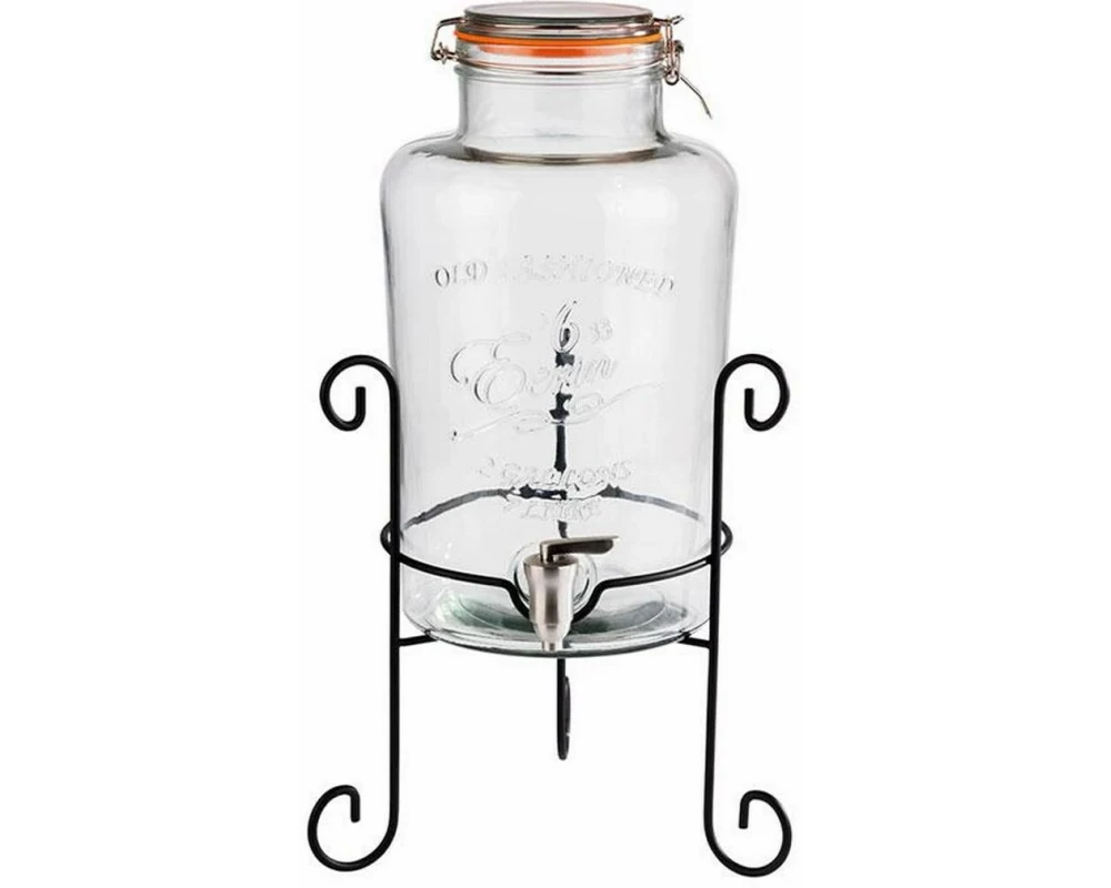 APS Getränkespender Old Fashioned 7 Liter, Transparent