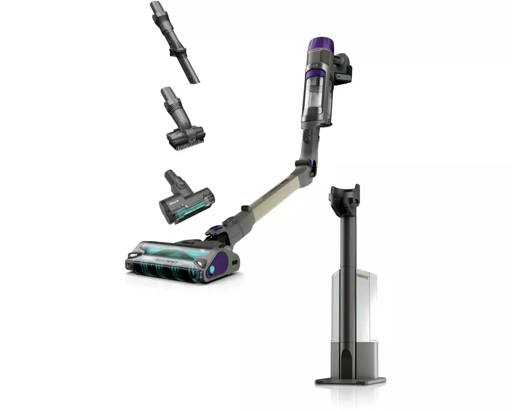 Shark Akku-Hand- und Stielsauger IP3251EUT Violett/Grau