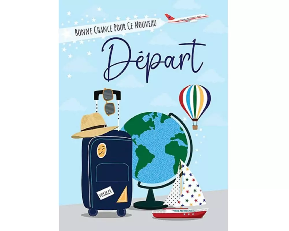 Cart Glückwunschkarte Depart A4