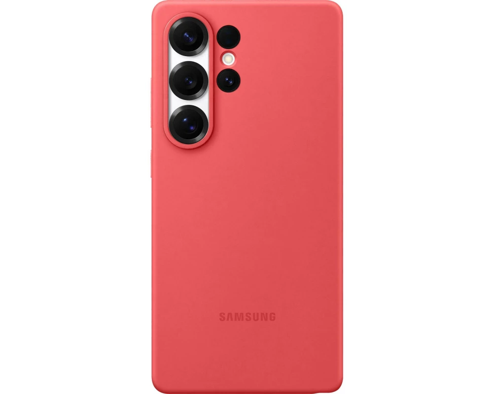 Samsung Back Cover Silicone Galaxy S25 Ultra Rot