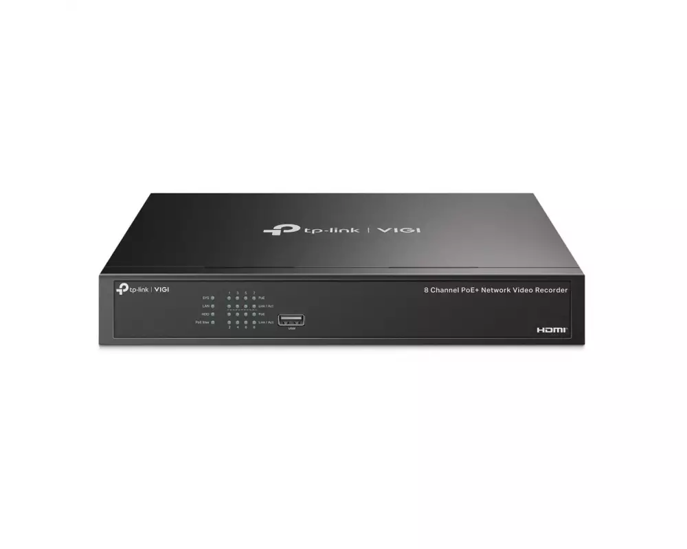 TP-Link Netzwerkrekorder VIGI NVR1008H-8MP 0 TB, 8 Kanal