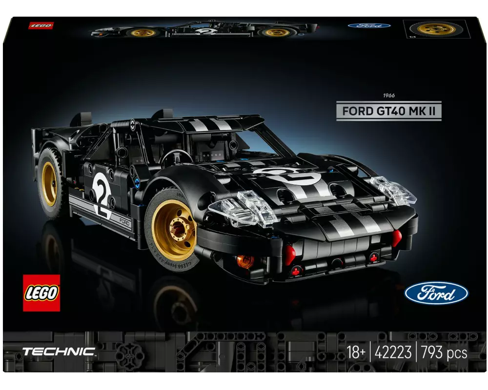 LEGO Technic 1966 Ford GT40 MKII Rennwagen 42223