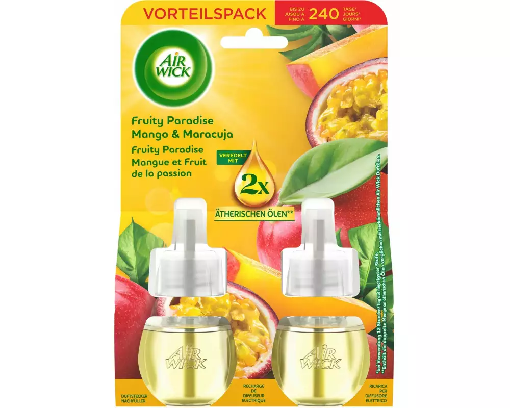 Air Wick Duftstecker Nachfüller DUO Mango & Limette, 2x 19 ml