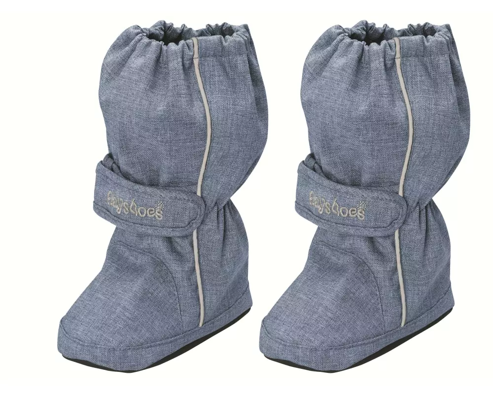 Playshoes Füsslinge Thermo Bootie Jeansblau Gr. 18-19