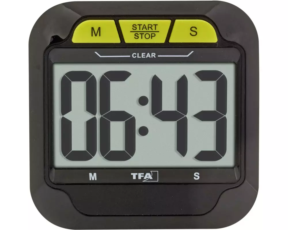 TFA Dostmann Timer Schwarz