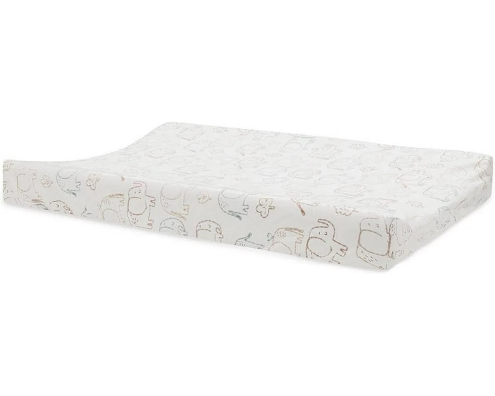 Jollein Wickelauflagenbezug Jersey 50 x 70 cm, Elephant Tales