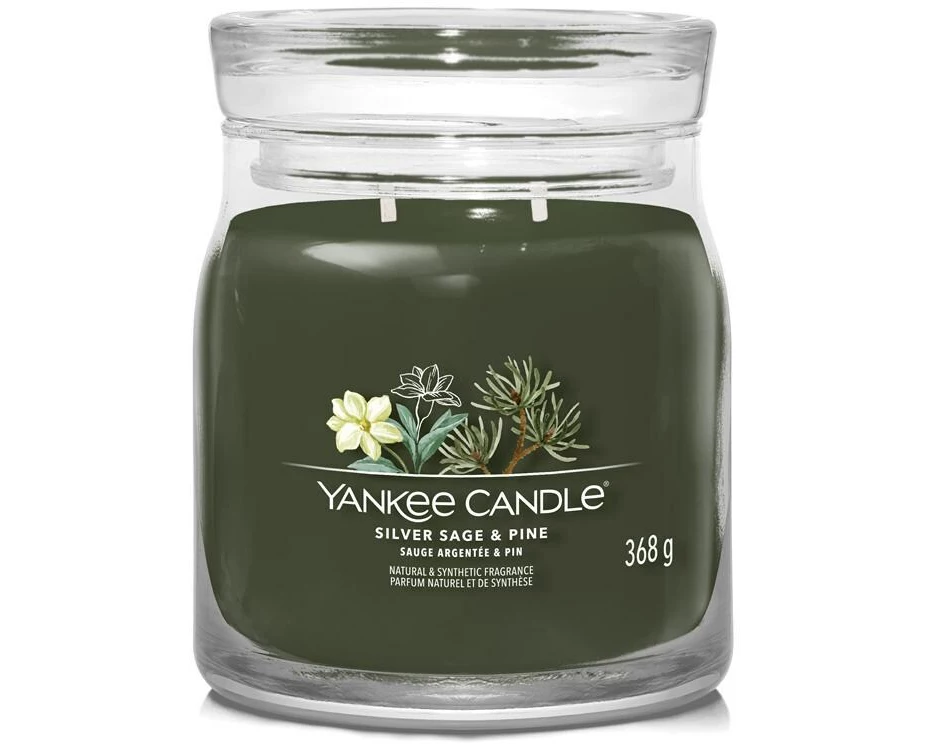 Yankee Candle Signature Duftkerze Silver Sage & Pine Signature Medium Jar