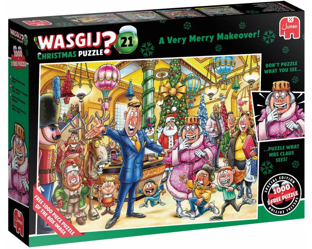 Wasgij Christmas 21 - Eine fröhliche Verwandlung (2x1000 Teile)