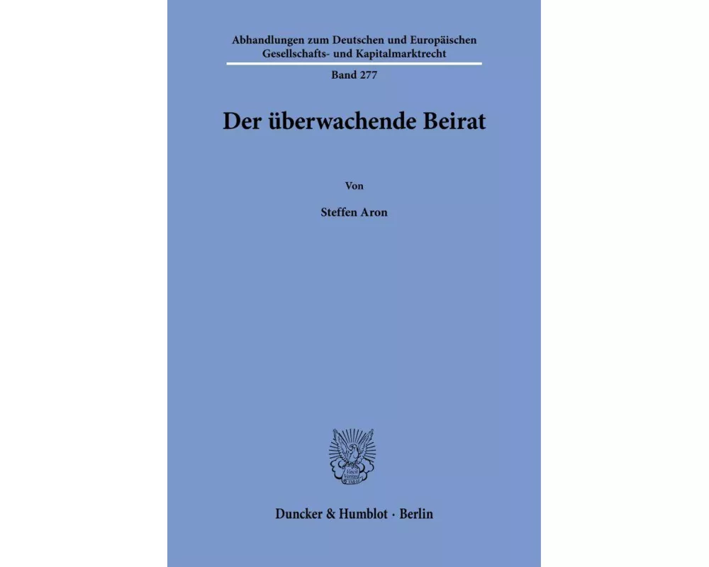 Der überwachende Beirat