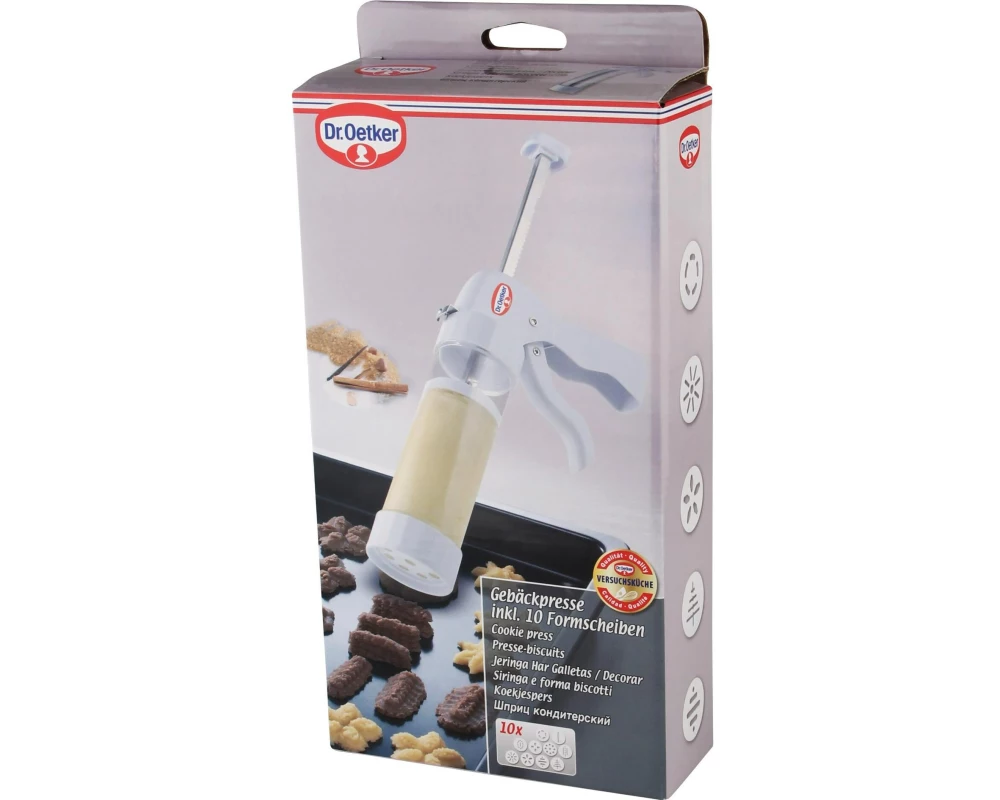Dr.Oetker Gebäckpresse Weiss