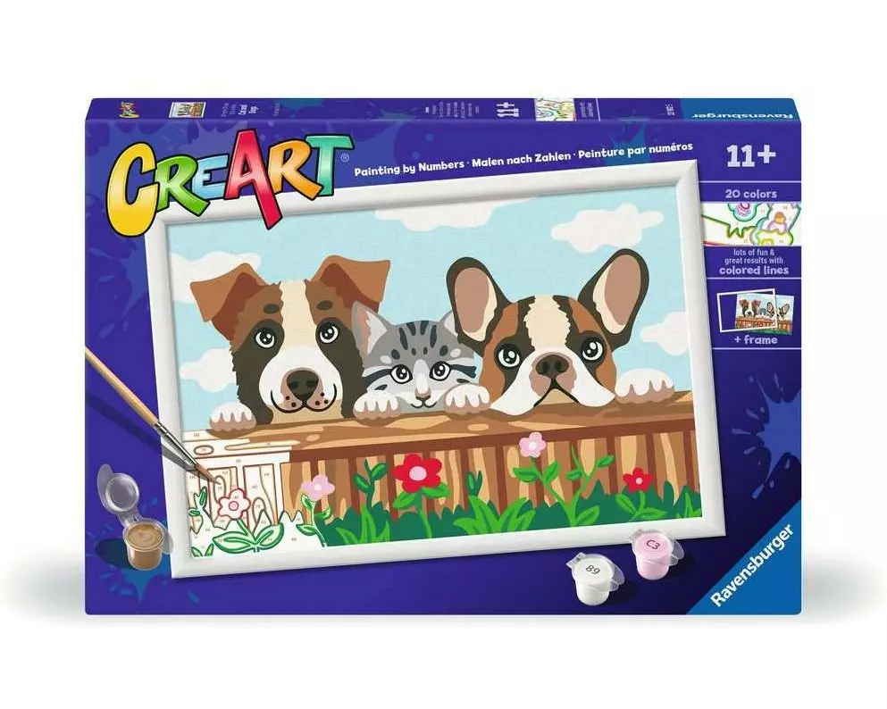 Ravensburger Malen nach Zahlen CreArt Cats and Dogs