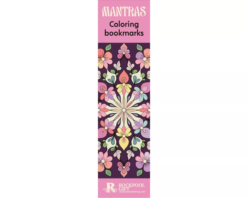 Mantras Coloring Bookmarks