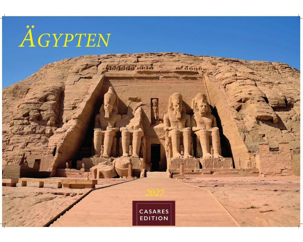 Ägypten Kalender 2027 - Wandkalender | Fotokalender Afrika 24x35 cm - mit atemberaubenden Fotos der Pyramiden, Sphinx, Luxor & mehr