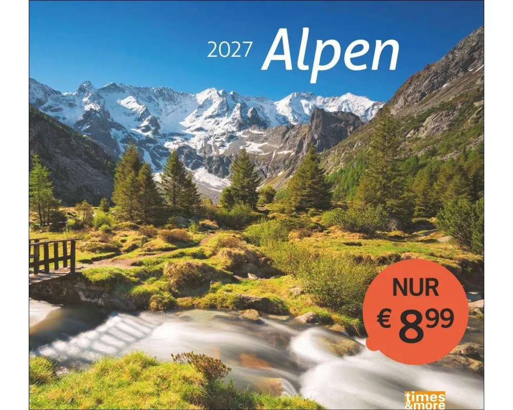 times&more Alpen Bildkalender 2027