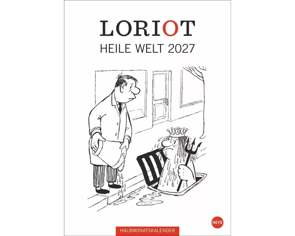 Loriot Heile Welt Halbmonatskalender 2027