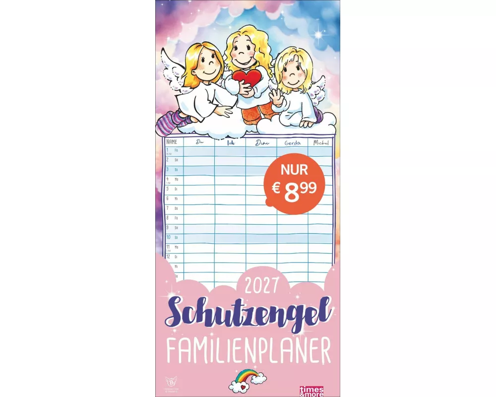 times&more Schutzengel Familienplaner 2027