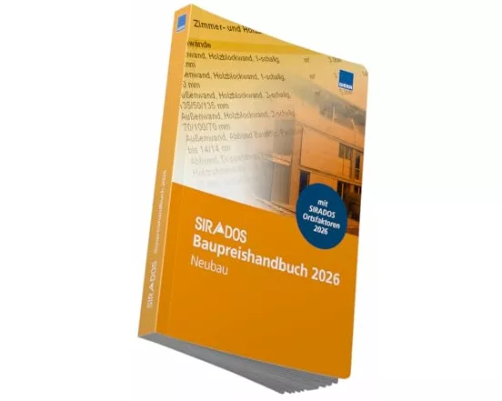 SIRADOS Baupreishandbuch Neubau 2026