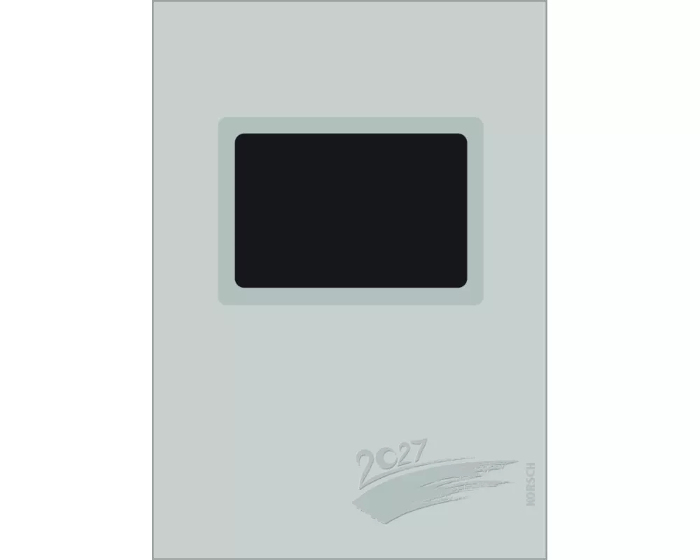 Foto-Malen-Basteln A4 silber gestanzt mit Folienprägung 2027