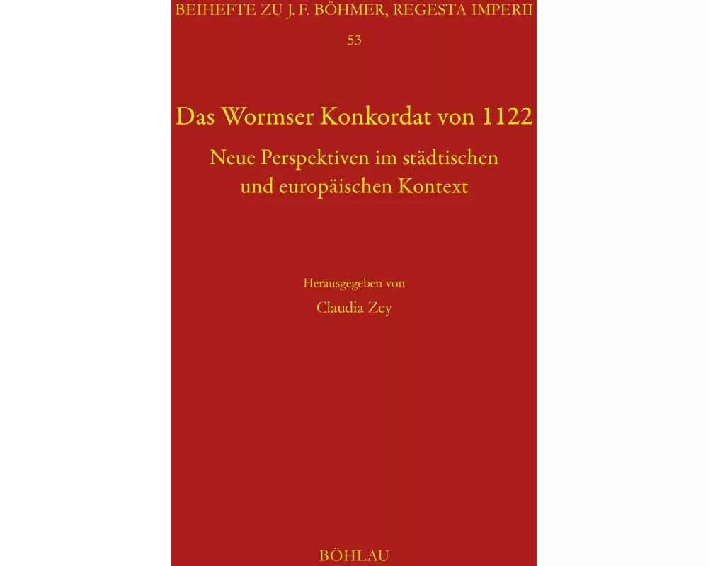 Das Wormser Konkordat von 1122