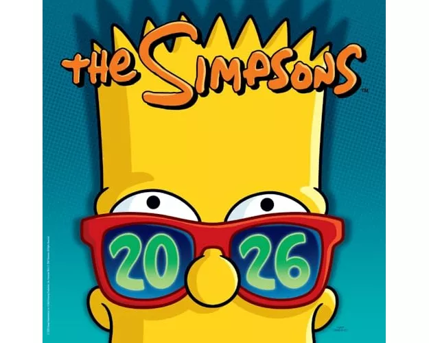The Simpsons 2026 Square Calendar