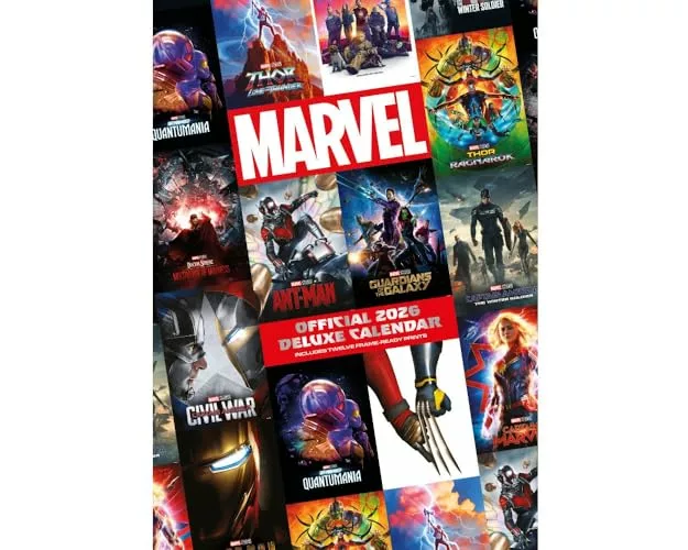 Marvel 2026 A3 Deluxe Calendar