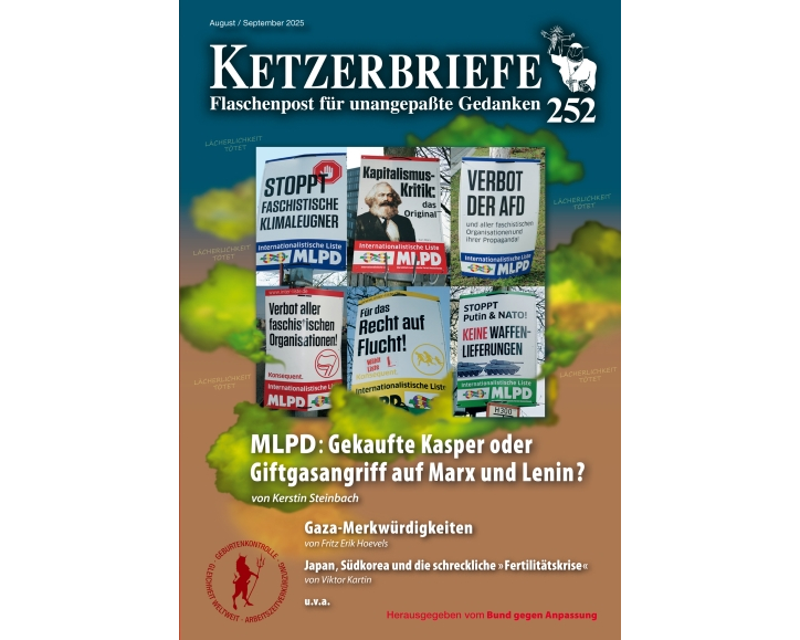 MLPD: Gekaufte Kasper oder Giftgasangriff auf Marx und Lenin?