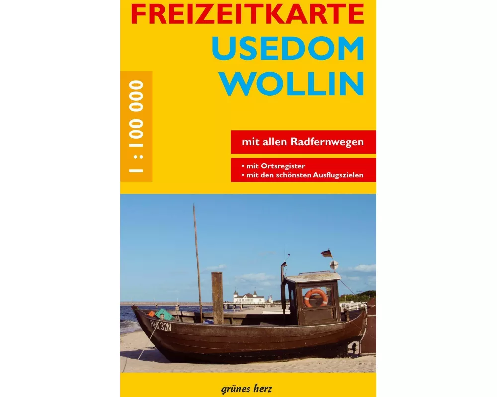Freizeitkarte Usedom, Wollin