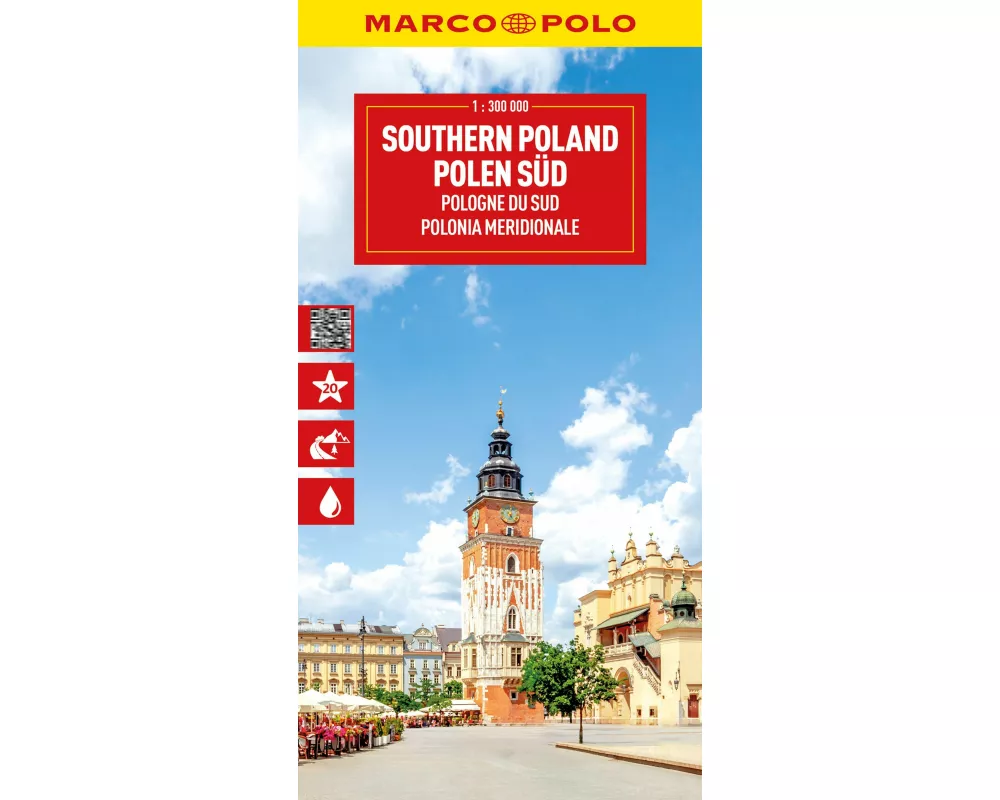 MARCO POLO Reisekarte Polen Süd 1:300.000