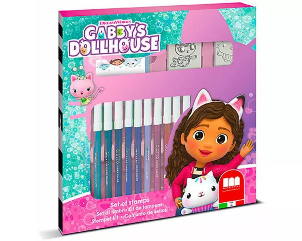 GABBY´S DOLLHOUSE - 18 felt-tip pens