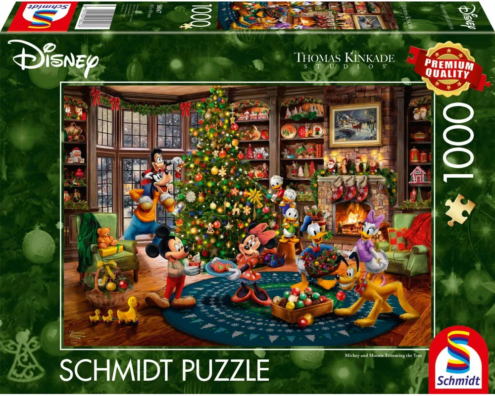 Disney Mickey & Minnie Trimming The Tree