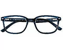 Brille. MARIN G76600 dunkelblau +3,00 dpt Lesebrille mit Etui und Tuch in einer Box