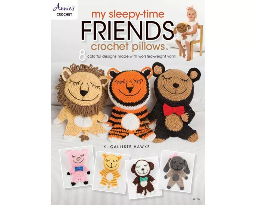 My Sleepy-Time Friends Crochet Pillows