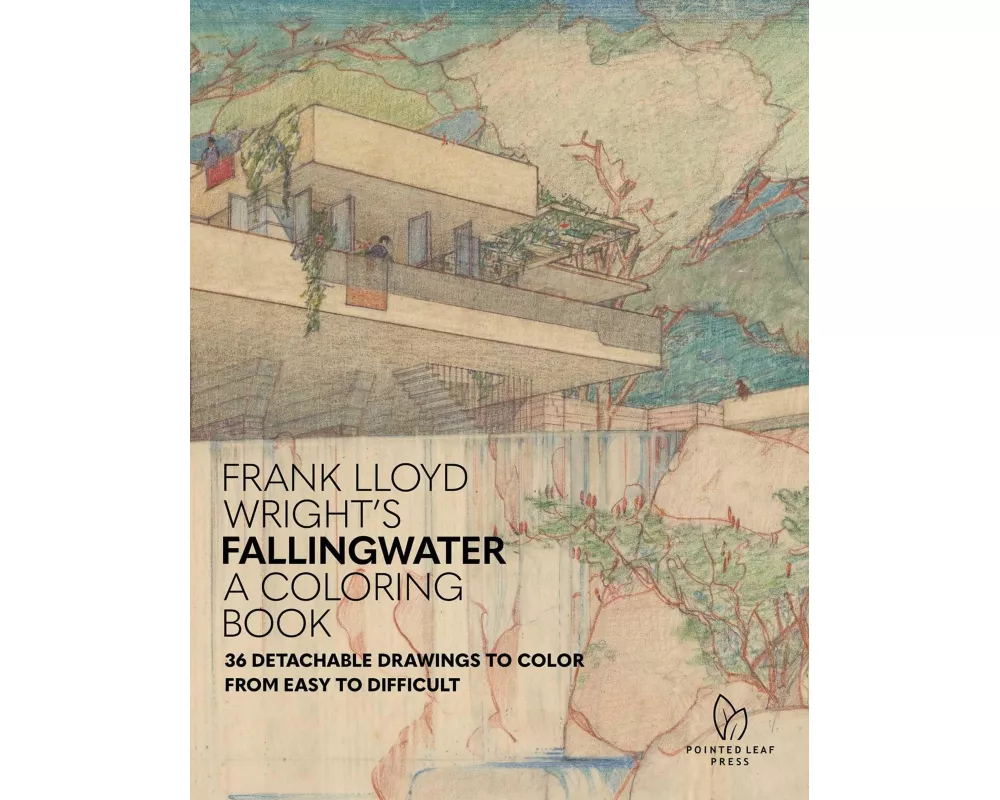 Frank Lloyd Wright's Fallingwater Coloring Book