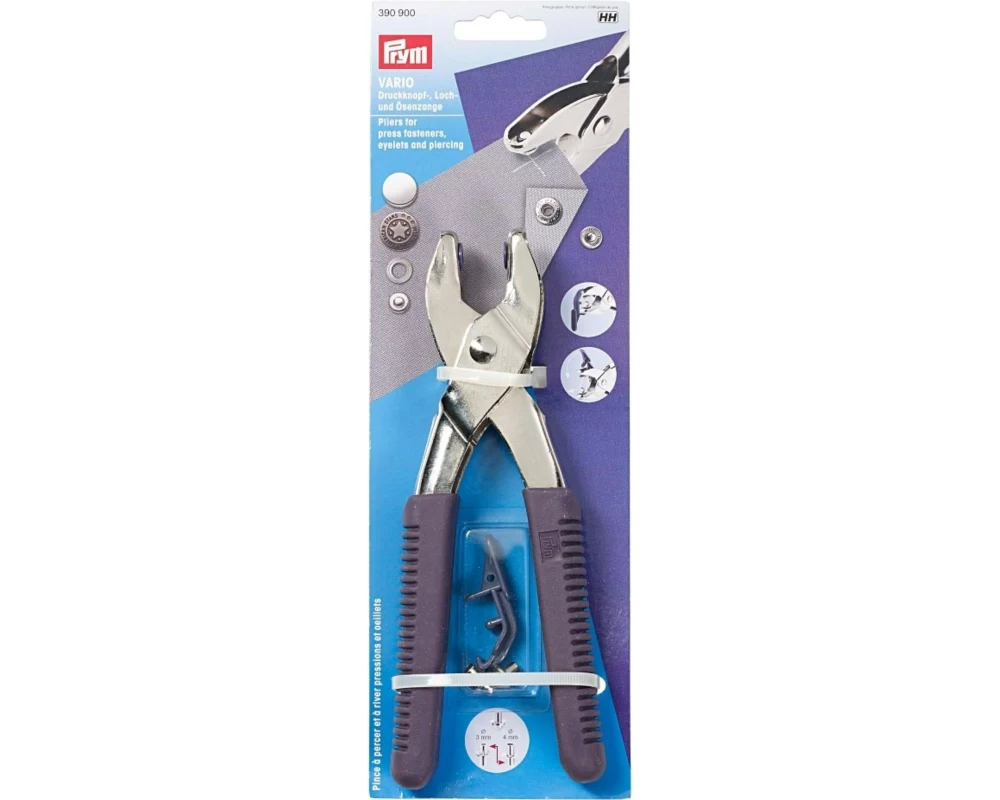 Prym Vario-Zange 19,5 cm, mit Lochwerkzeugen