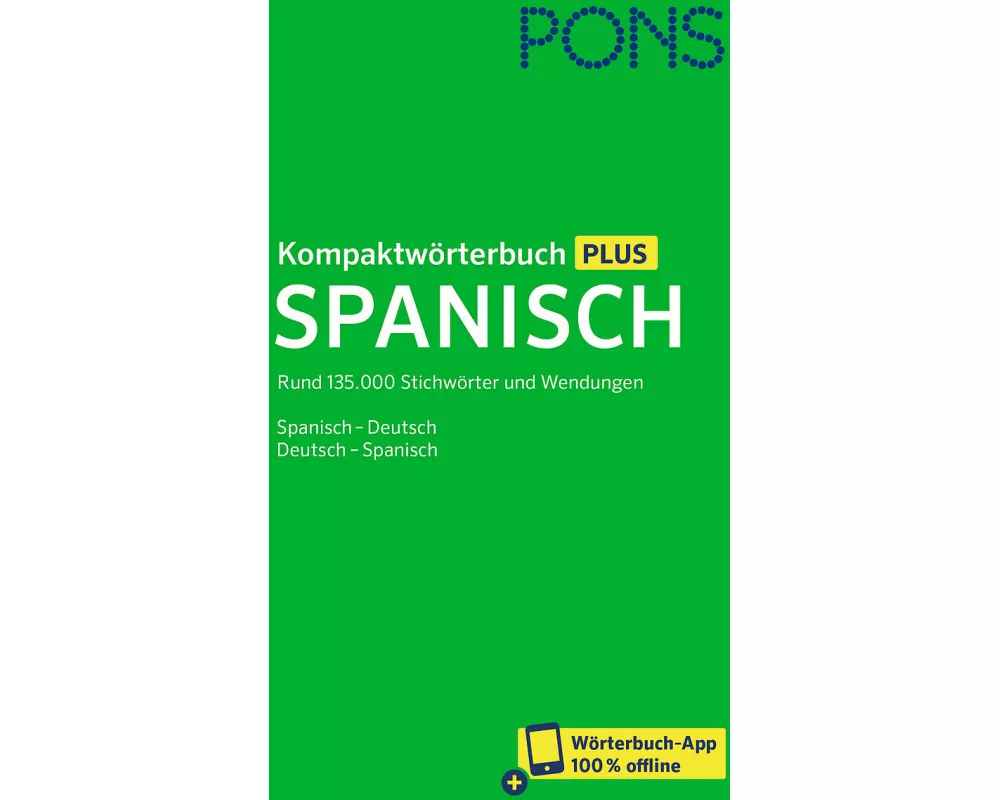 PONS Kompaktwörterbuch Plus Spanisch