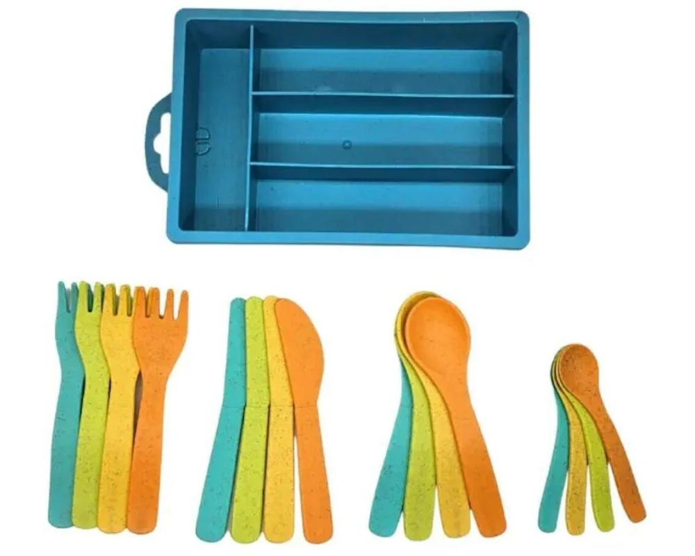 alldoro Besteckset für die Kinderküche, 17-teilig