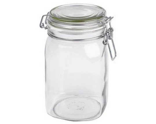 Mäser Einmachglas mit Deckel 1.05 Liter 1050 ml, 6 Stück
