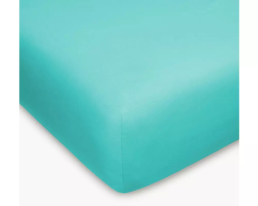 Home Fashion Fixleintuch Jersey türkis, 140-160 x 200 cm Baumwolle