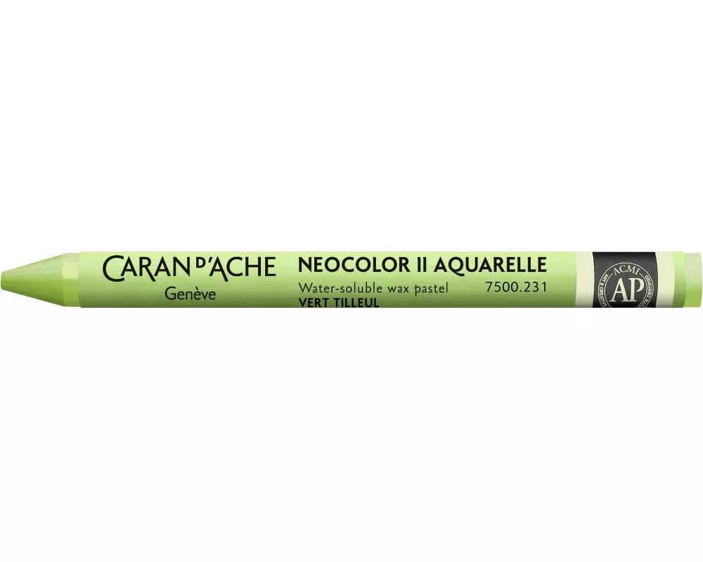 Caran d'Ache Wachsmalstifte Neocolor 2 wasservermalbar Lindengrün
