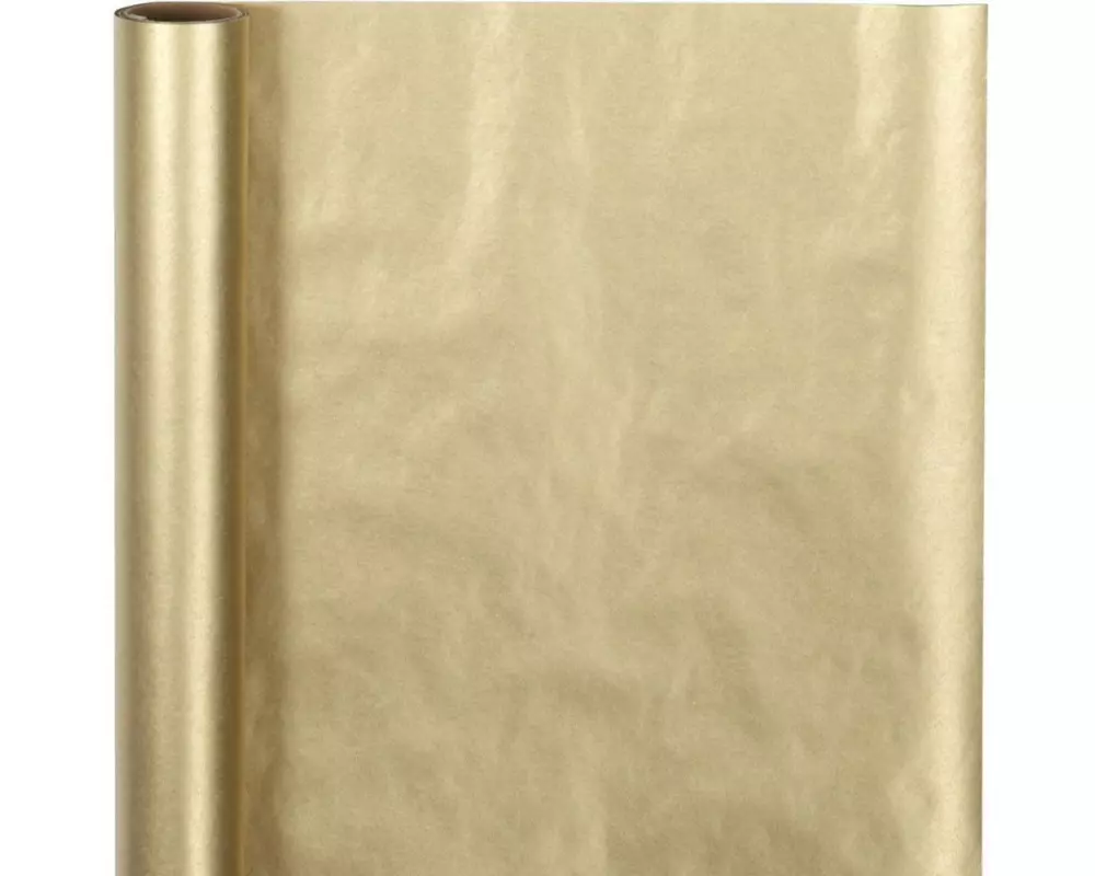 Creativ Company Geschenkpapier 50 cm x 5 m, Gold